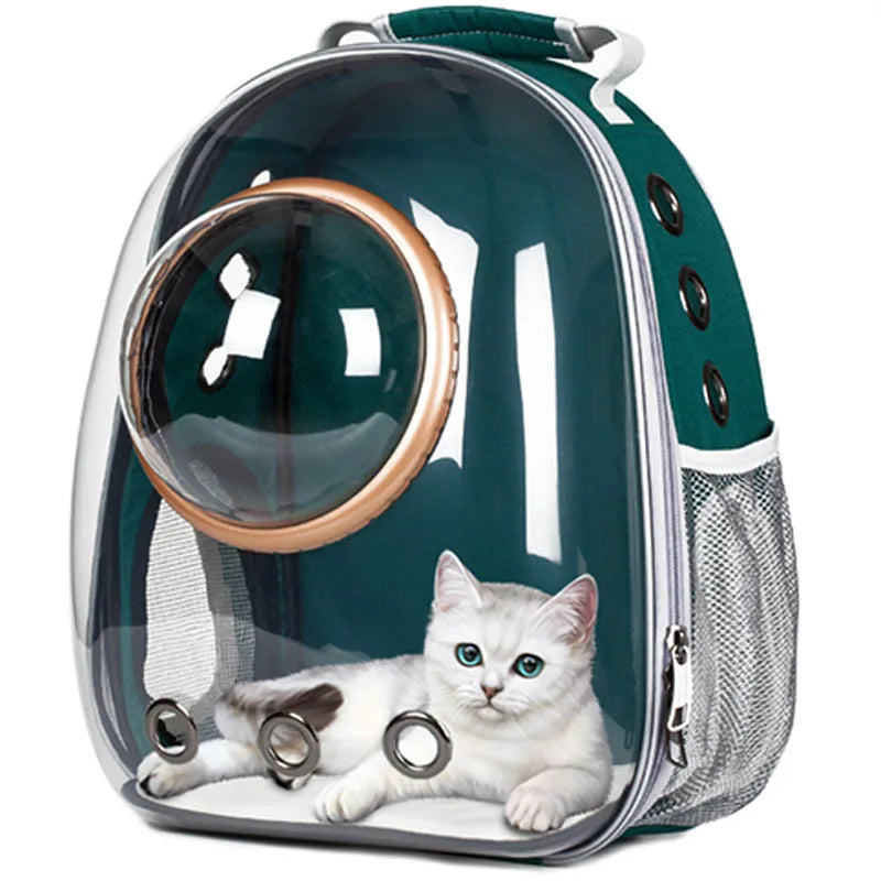 Mochila  Bolsa de viagem com bolha;janela de astronauta, bolsa respirável, cápsula transparente, bolsa de transporte para animais de estimação, cachorro, gato!!